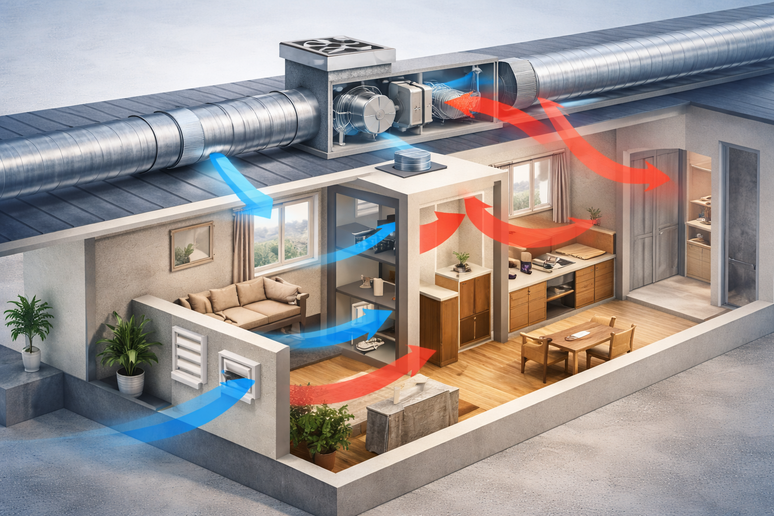 Принцип работы приточно-вытяжной вентиляции: как устроена система и на что смотреть при выборе