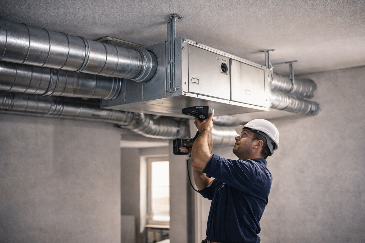 Монтаж вентиляционной системы