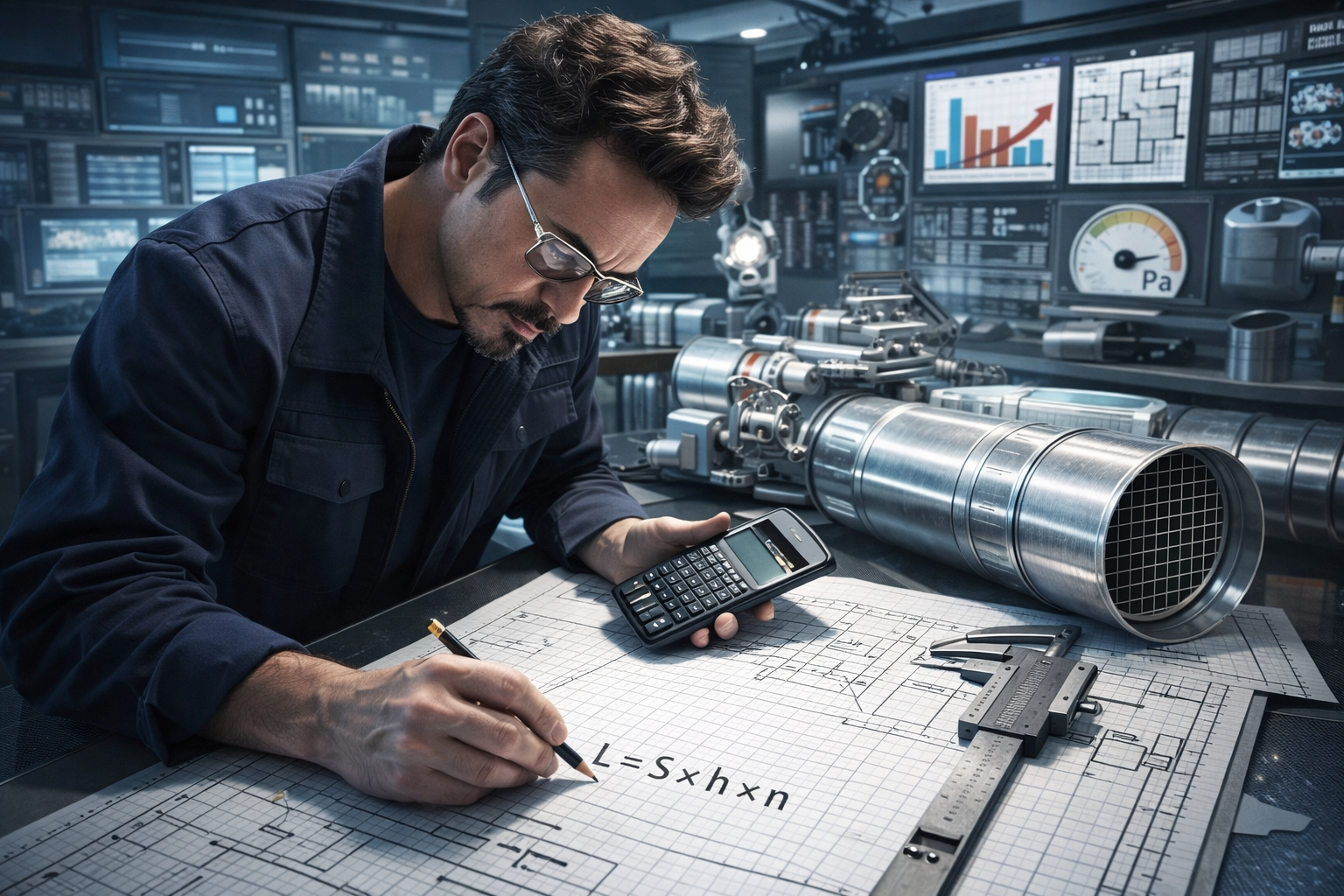 Как рассчитать вентиляцию помещения: простое объяснение основных методов