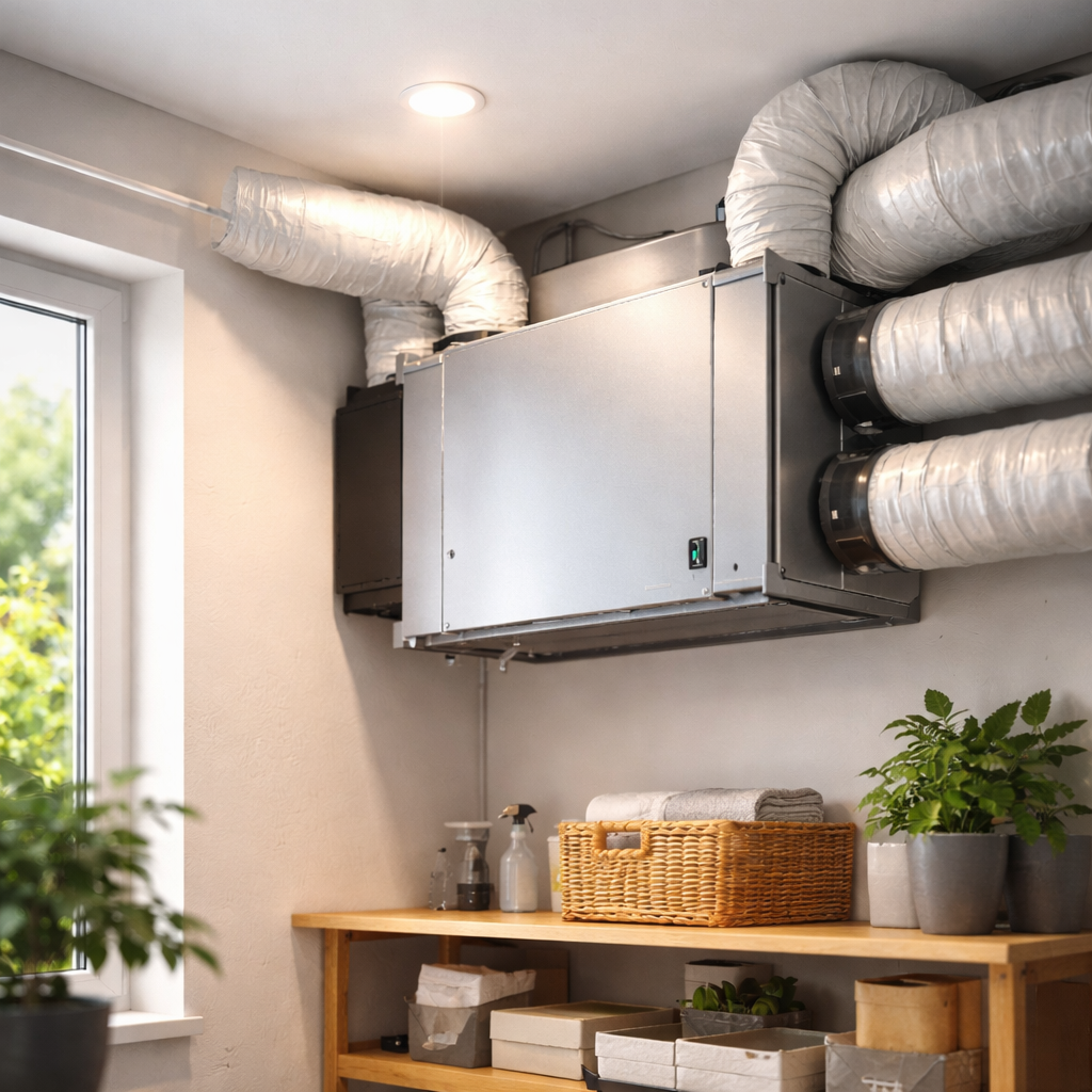 Современная вентиляционная установка с рекуперацией