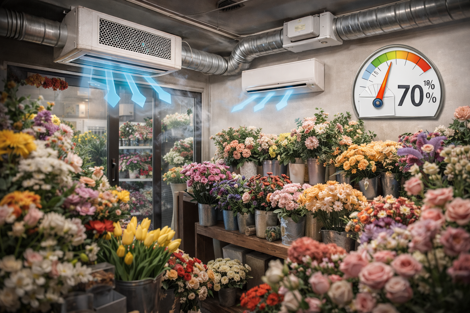 Вентиляция для цветочного магазина: как выбрать решение, которое сохранит цветы и комфорт